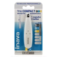 Inava trio compact brossette 0/1/2 manche + tête x3