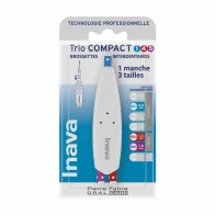 Inava trio compact brossette 1/4/5 manche + tête x3