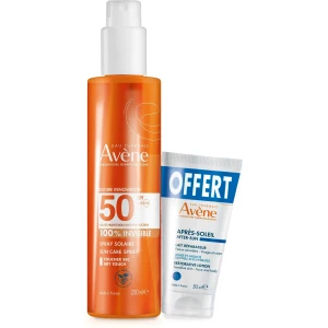 Avene sol spf50 spr 200ml+lait off - Accueil | Aesiel