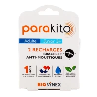 Parakito bracelet antimoustique pack 2 recharges |