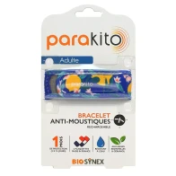 Parakito bracelet antimoustique rechargeable adulte fun citrons