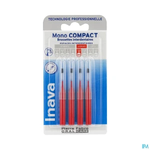 Inava mono compact brossette rouge x4