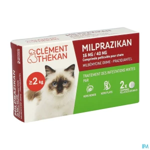 Milprazikan 16 mg/40 mg chat comprimé 2