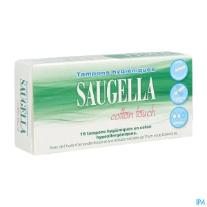 Saugella Cotton touch tampon normal 16