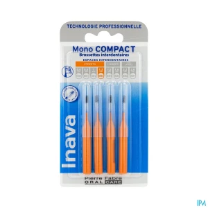 Inava mono compact brossette orange x4