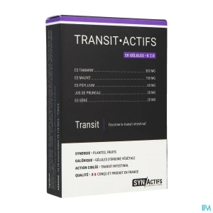 Synactifs transit actifs gélule x20