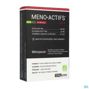 Synactifs meno actifs bio gélule x60