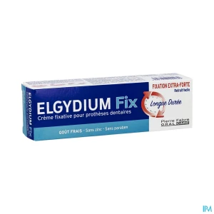 Elgydium fix fixation extra forte crème fixative gout frais