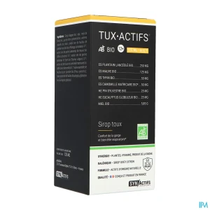 Synactifs tux actifs bio sirop 125ml
