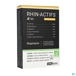Synactifs rhin actifs bio gélule x10