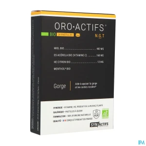 Synactifs oro actifs pastille bio 24