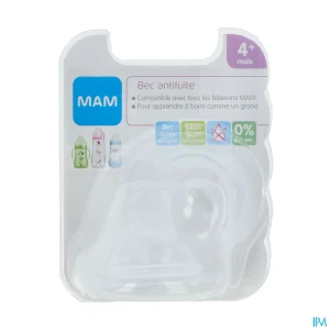 Mam bec souple antifuite silicone x2