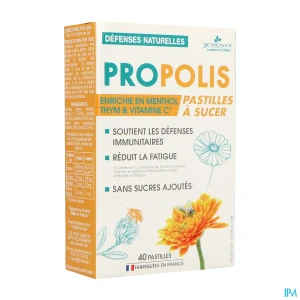 3 chenes propolis pastille 40