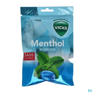 Vicks bonbon menthol sans sucre 72g