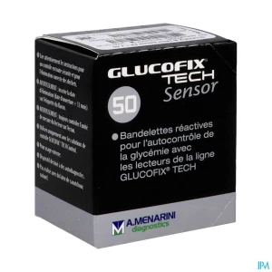 Glucofix tech sensor bandelette reactive 50