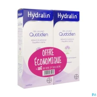 Hydralin quotidien gel lavant 200ml x2 20% sur 2ème flacon