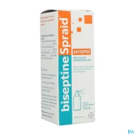 Biseptinespraid solution pour application cutanee 50ml