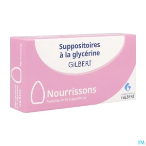 Laboratoires gilbert suppositoire glycerine bébé 10