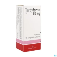 Tardyferon 80mg comprimé pellicule sous plaquette 90