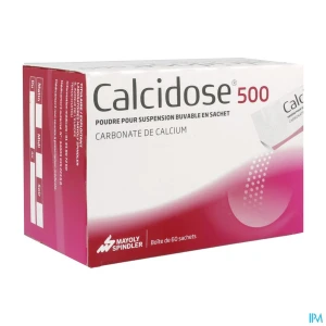 Calcidose 500 poudre pour suspension buvable sachet 60