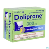 Doliprane 300 mg Poudre pour solution buvable sachet