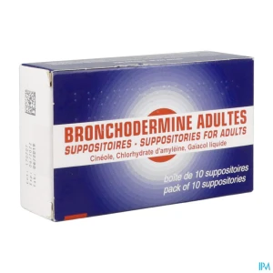 Bronchodermine adulte suppositoire 10