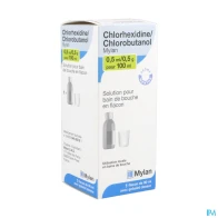 Chlorhexidine/chlorobutanol viatris 0,5ml/0,5g pour bain de