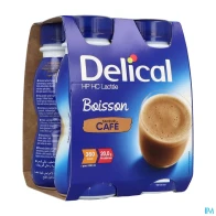 Delical boisson lacté café 200mlx4