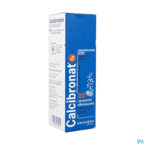 Calcibronat 2g comprimé effervescent x20