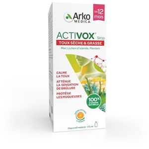 Arkotoux sirop toux sèche & grasse orange 175ml