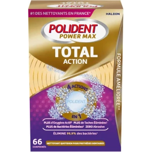 Polident nettoy total action cpr66