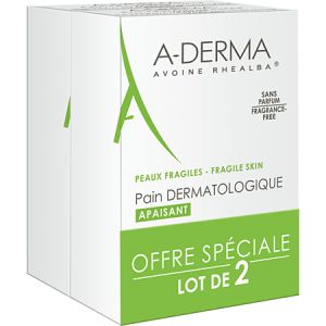 A-derma pain dermato apaisant 100g x2