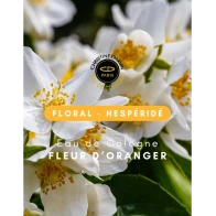 Eau de cologne fleur d'oranger