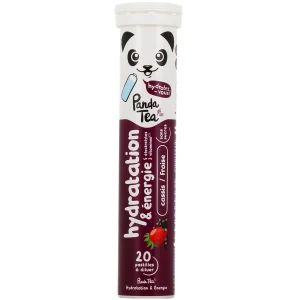 Panda tea hydratation & énergie cassis-fraise x20