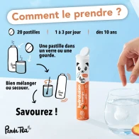 Panda tea hydratation & énergie framboise-menthe x20