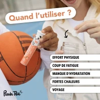 Panda tea hydratation & énergie pêche x20