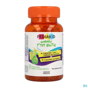 Pediakid gomme p'tit biotic 60