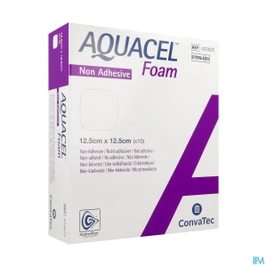 Aquacel foam non adhérent 12,5x12,5cm x10