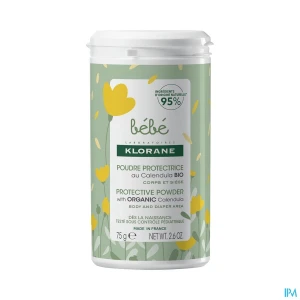Klorane bébé poudre protectrice 75g