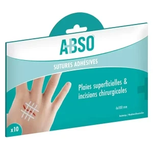 Suture adhesive Steri-strip 6x100mm x10