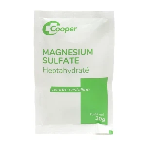 Sulfate de Magnesium ou sel d'epsom