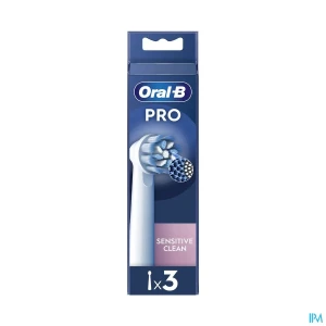 Bden oral-b pro brossette sensibilité clean x3