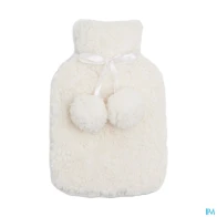 L2n bouillotte pompon blanc