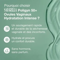 Saugella poligyn 50+ ovule hydratation intense x10
