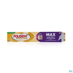 Polident Power Max crème fixation + protection 70g