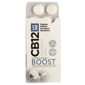 Cb12 boost white chewing gum x10