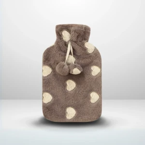 L2n bouillote fourrure cœur choco