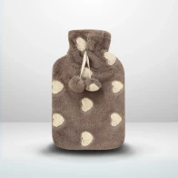 L2n bouillote fourrure cœur choco