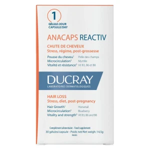 Anacaps réactiv chute de cheveux stress, régime, post-grossesse x30