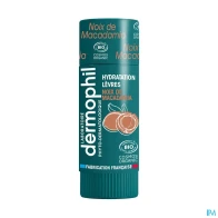Dermophil indien stick lèvres macadamia bio